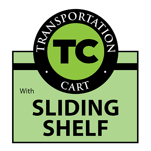 Transportation Carts with Side Sliding Shelves - Wellmaster