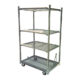Cart with shelves