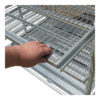 Folding Cart detail of removable shelf