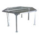 Hexagon Display Bench Back to Back