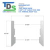 8" Drive Shoe, Cable Tool, Threaded, 8 V Thread