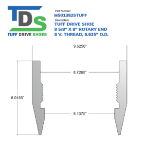 08.625" Drive Shoe – Rotary – Threaded – 8 V. Thread (8 5/8") - Wellmaster