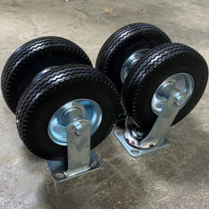 2” x 8” No Flat Casters (Set of 4) - Wellmaster