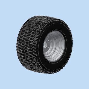Tire and Rim 8.5" x 8" x 18" - Wellmaster